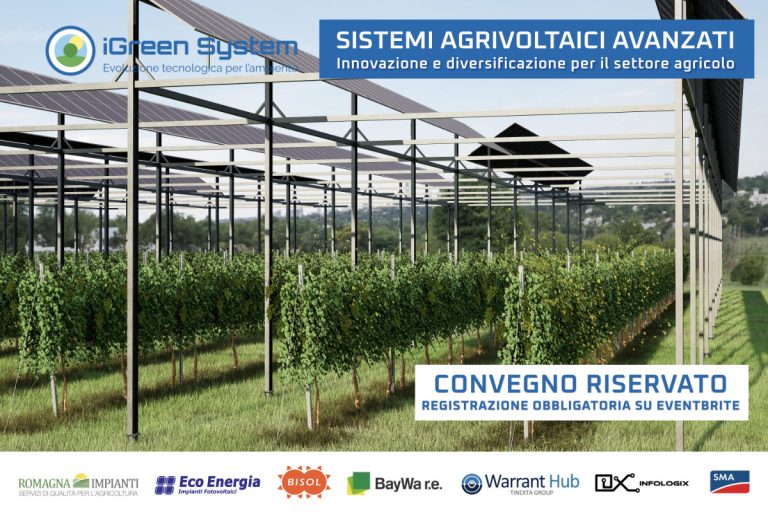 Scopri di più sull'articolo Convegno sui Sistemi Agrivoltaici Avanzati per il settore agricolo!