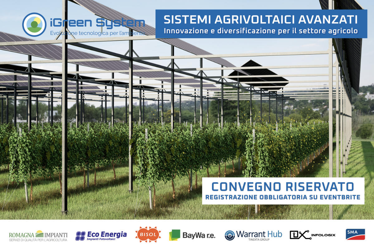 Scopri di più sull'articolo Convegno sui Sistemi Agrivoltaici Avanzati per il settore agricolo!