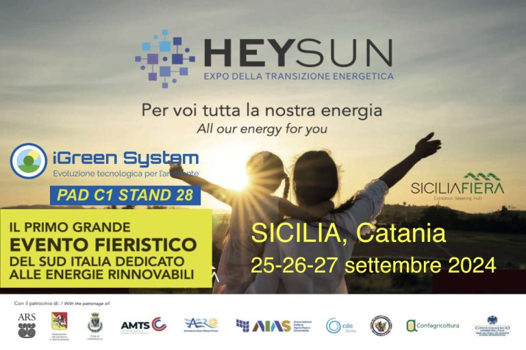 Scopri di più sull'articolo Agrivoltaico Avanzato. iGreen System al HEYSUN Catania 2024