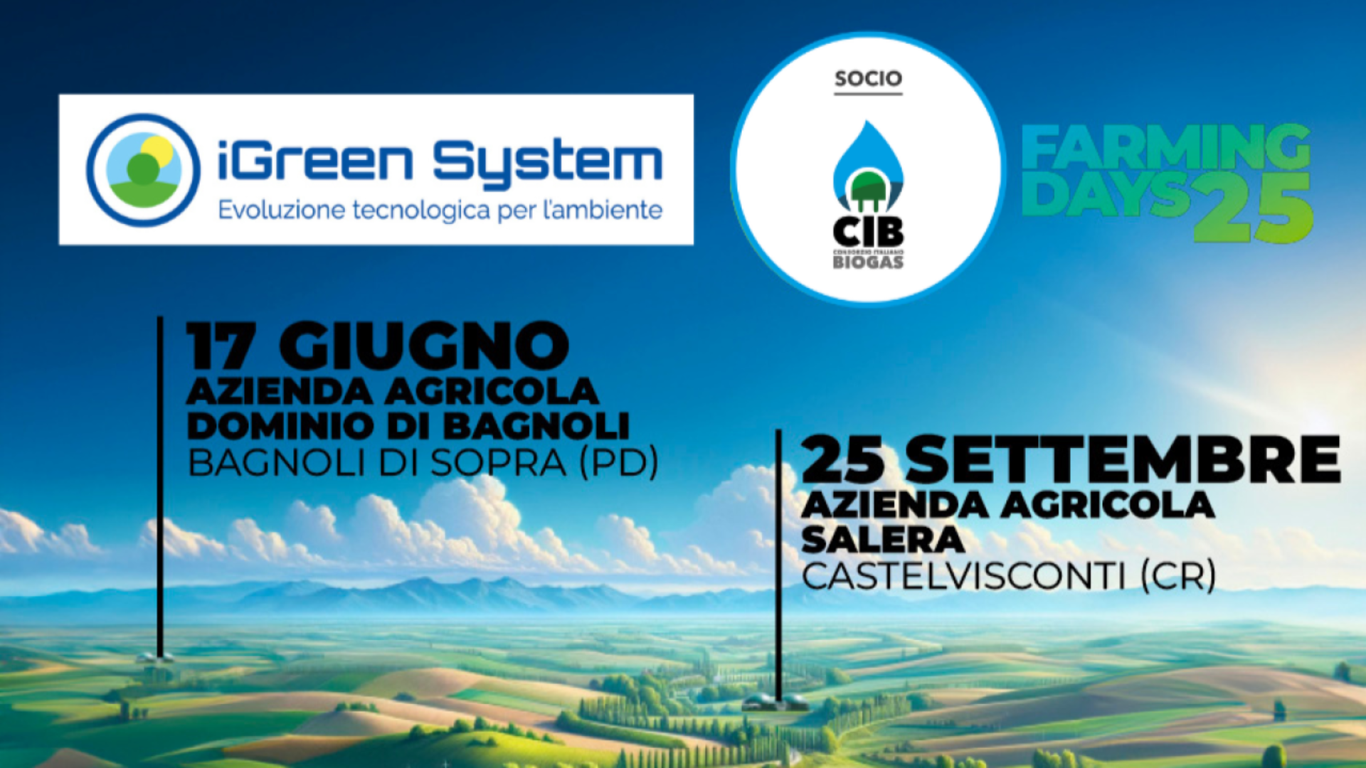 Scopri di più sull'articolo iGreen System ai Farming Days 2025: Incontro tra Innovazione Agricola e Sostenibilità