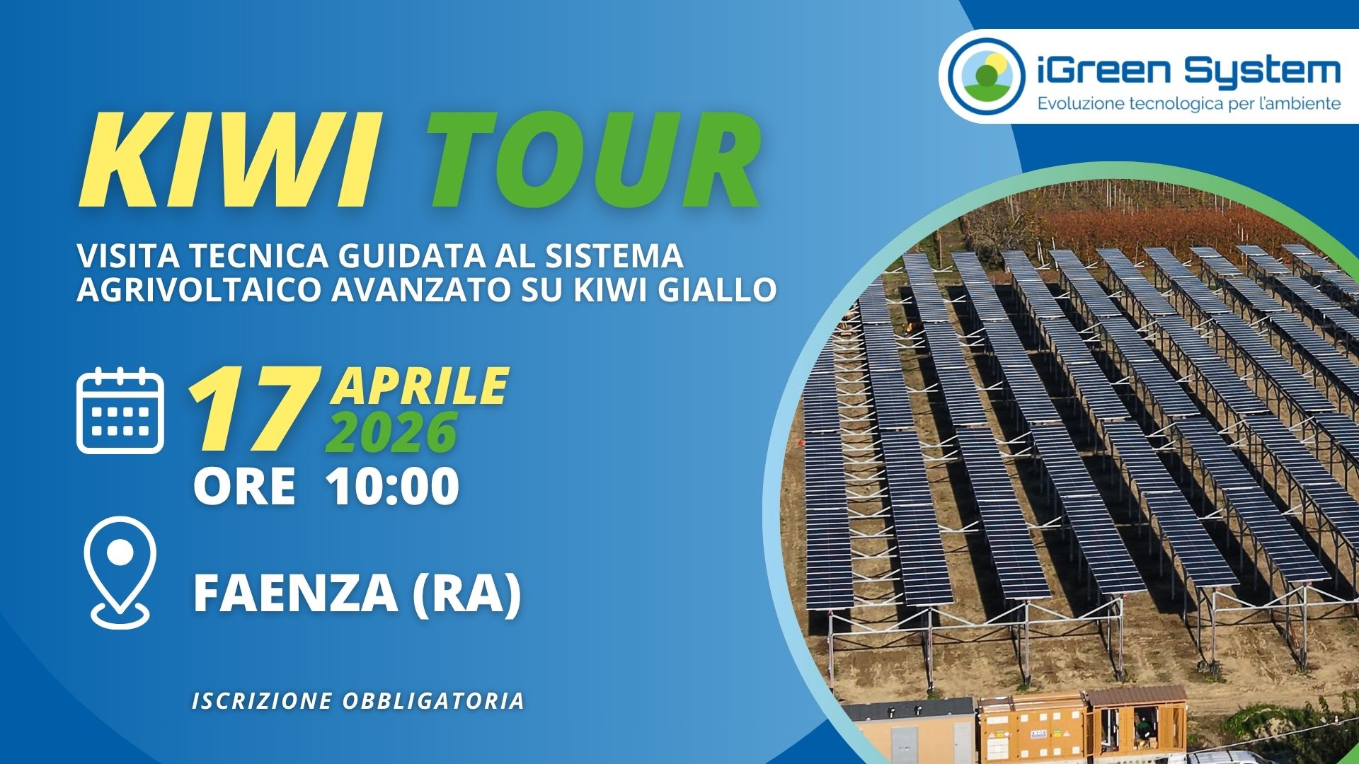 Scopri di più sull'articolo KIWI-TOUR: scopri dal vivo il vero agrivoltaico!